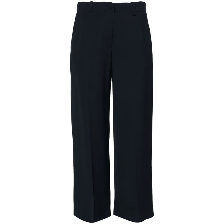Erika Cavallini Semi-Couture Trousers White Viscose Elastane Polyester - Women