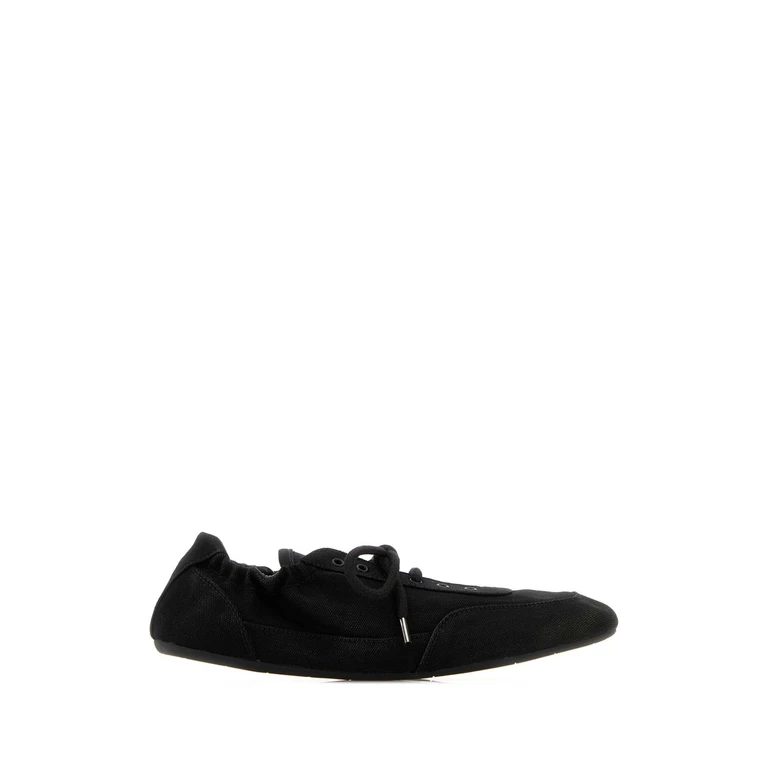 Prada Black Canvas Collapse Sneakers Nero - Women
