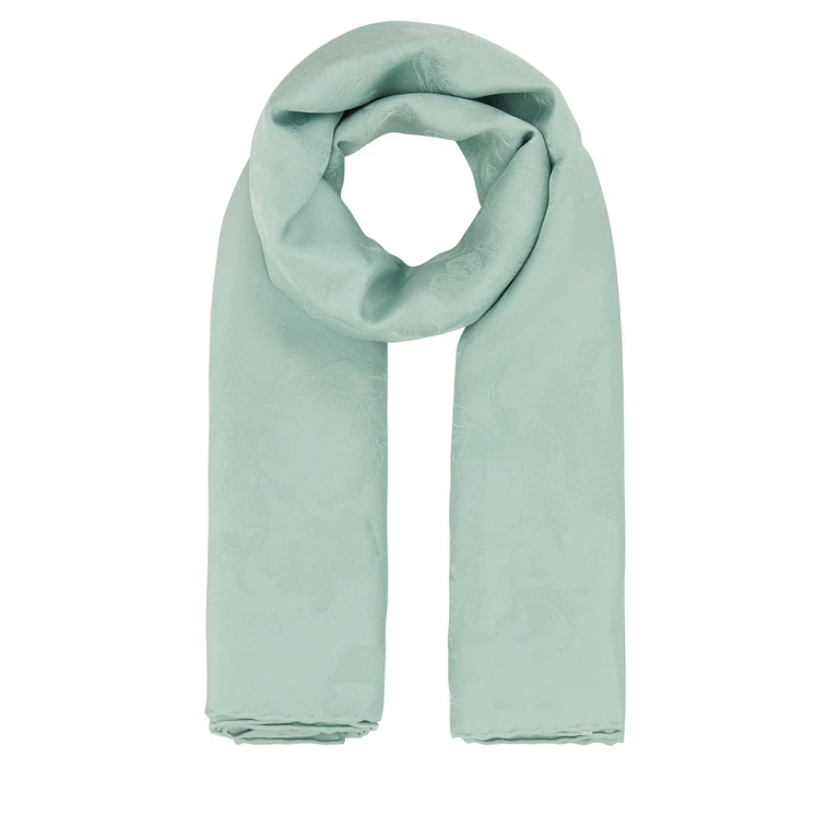 Sea Green Silk Foulard Glass Fo Sailor Tattoo Sciarpe E - Women