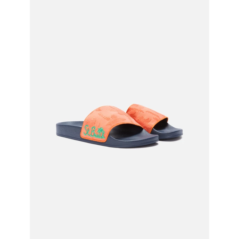 Mc2 Saint Barth Mens Slipper With Saint Barth Logo Flip Flop - Unisex
