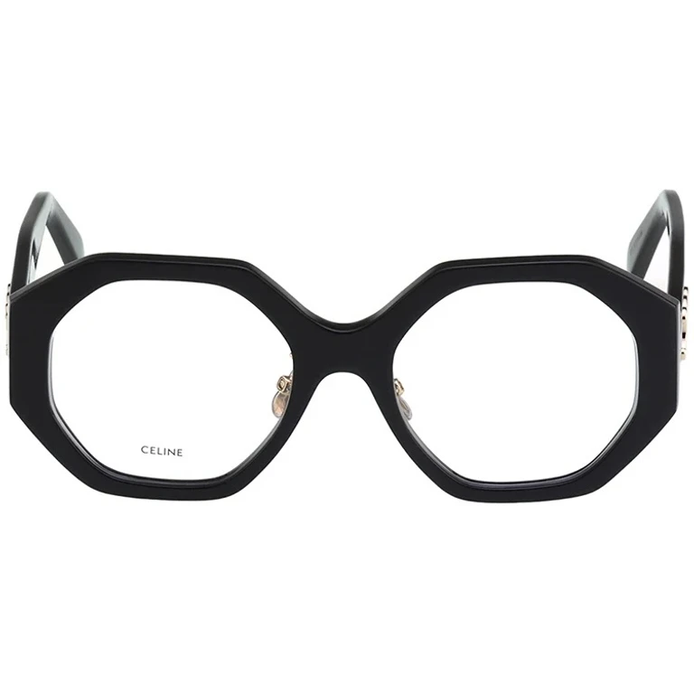 Celine Demo Geometric Ladies Eyeglasses CL50161F 001 52