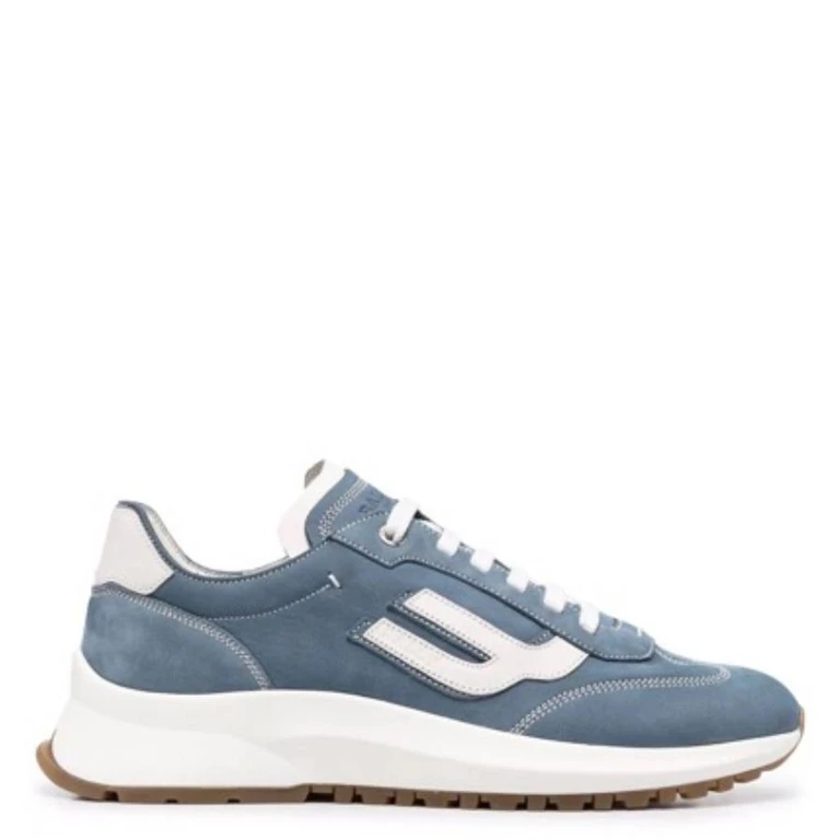Bally Demyl Calf Nubuk Low-Top Sneakers, Brand Size 39 ( US Size 8.5 )