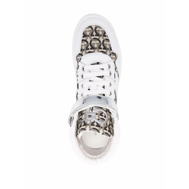 Ferragamo Womens White Sneakers