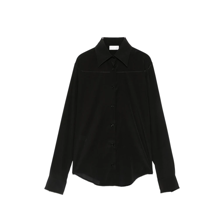 Mazzarelli Gea Long-sleeve Button-up Shirt