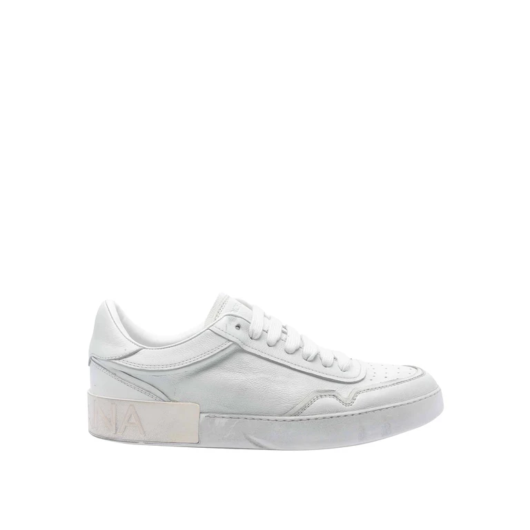 Dolce & Gabbana Portofino Leather Lace-up Trainers