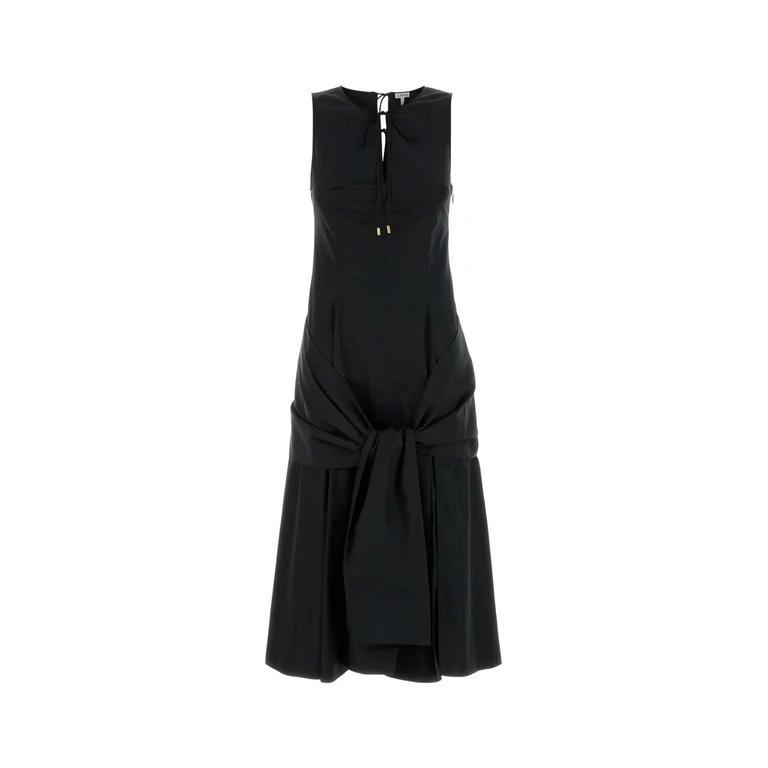 Loewe Black Poplin Dress