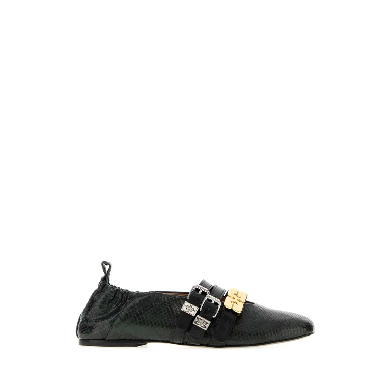 Ganni Printed Synthetic Leather Ballerinas Gardentopiary Ballerine - Women