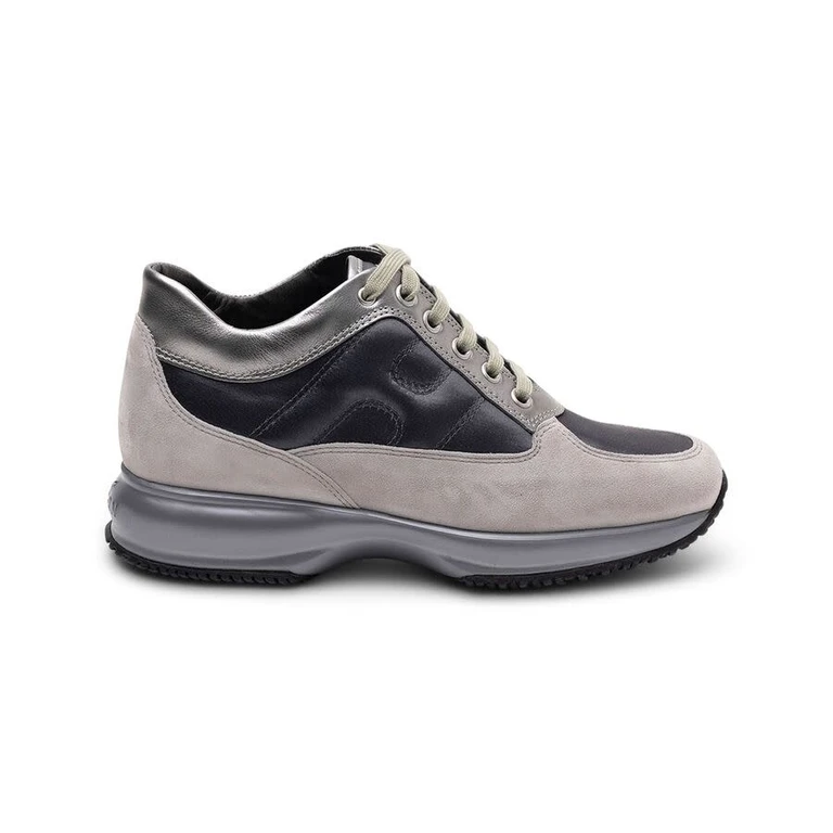 Hogan Womens Grey Loafer Sneakers