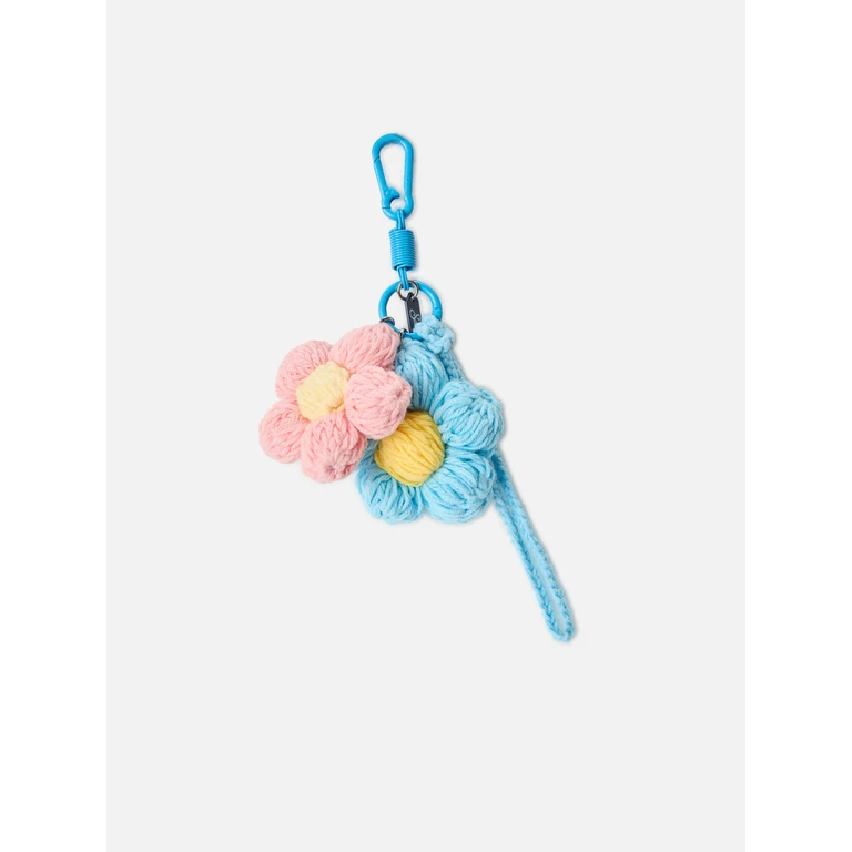 Mc2 Saint Barth Funny Bag Charm With Crochet Flowers Small Accessories - Unisex