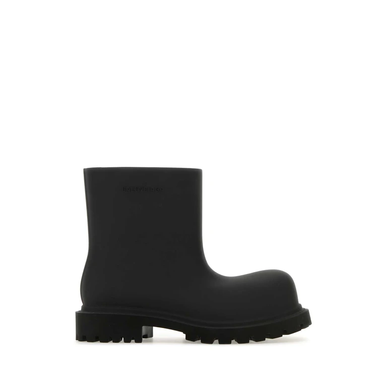 Balenciaga Black Eva Steroid Ankle Boots Stivali - Men