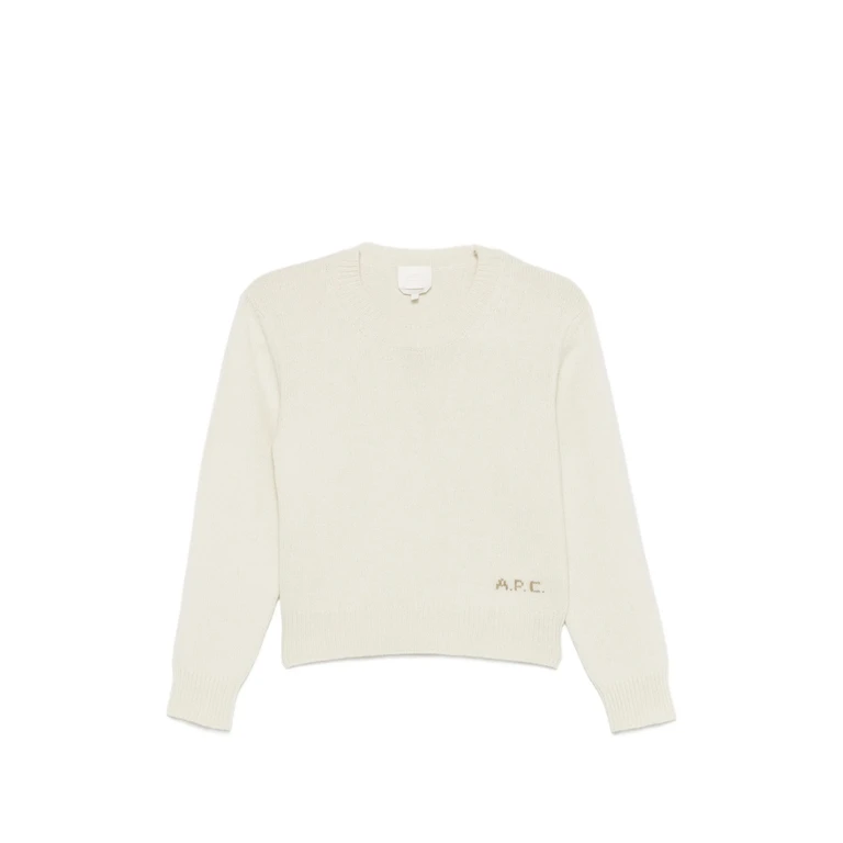 A. p.c. Logo-detail Crew-neck Sweater