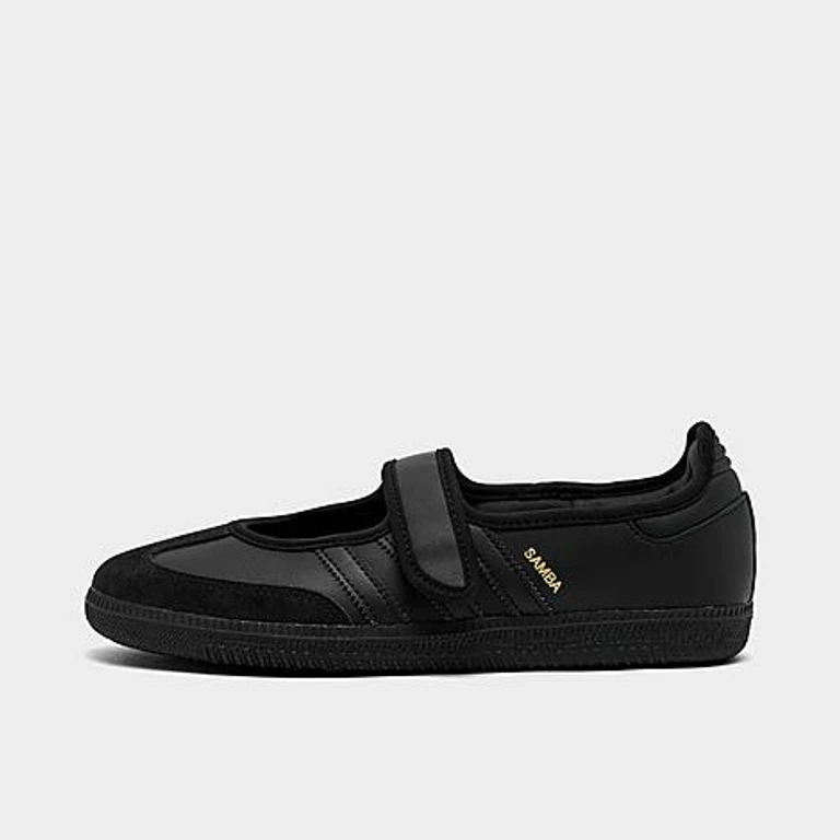 adidas Women's Originals Samba Jane Casual Shoes in Core Black/Off White Size: 5.5