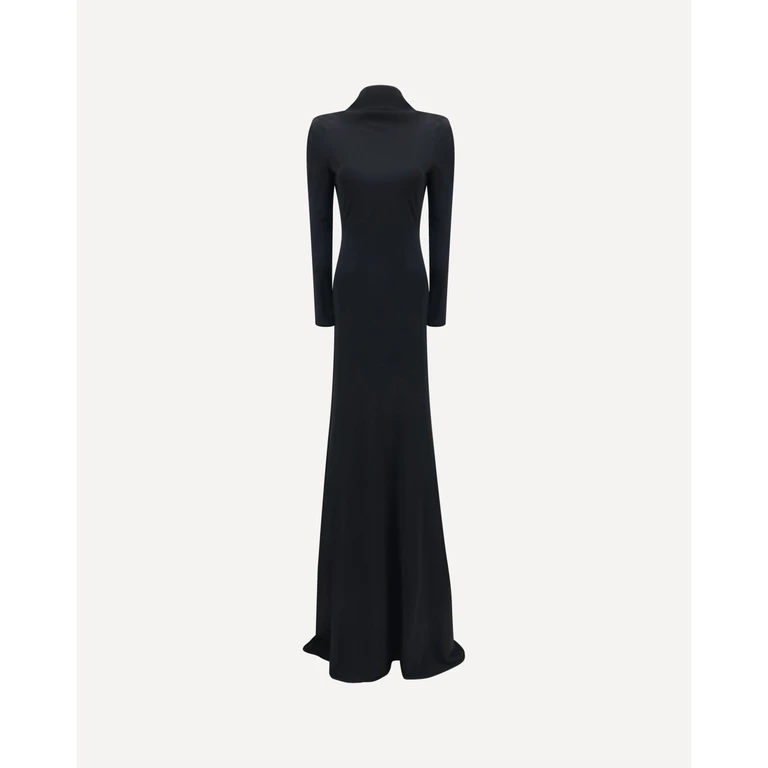 TOM FORD Long evening Dress with long sleeves Female 38