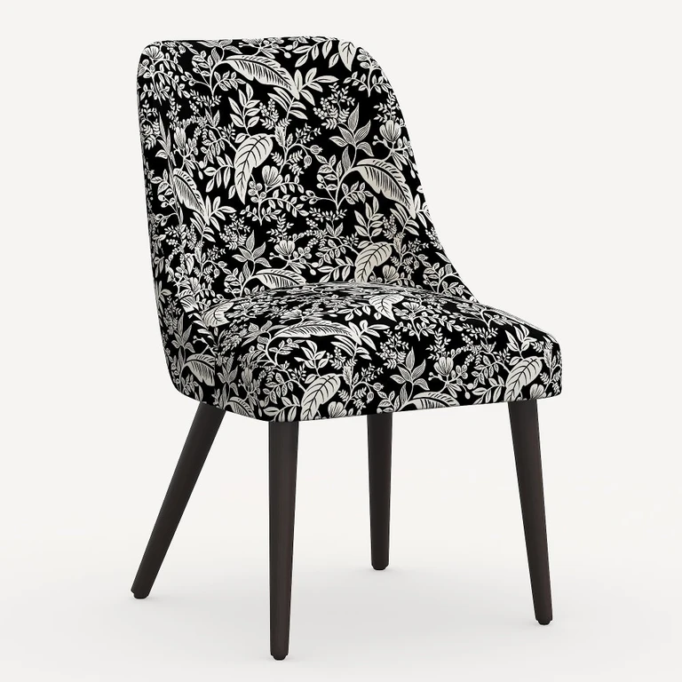 Clare Canopy Black & Cream Dining Chair