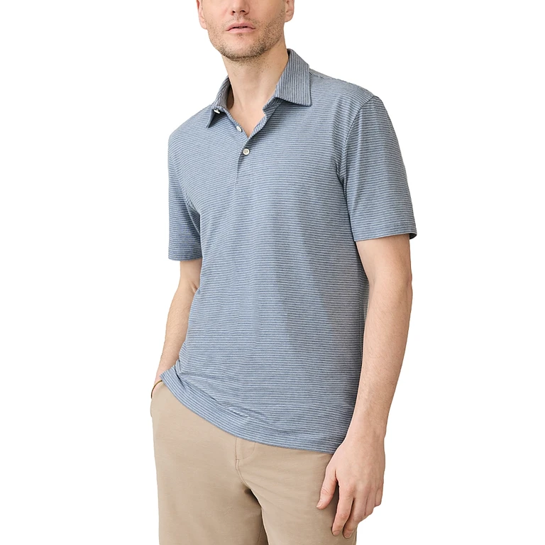 Faherty Movement Short Sleeve Polo Shirt