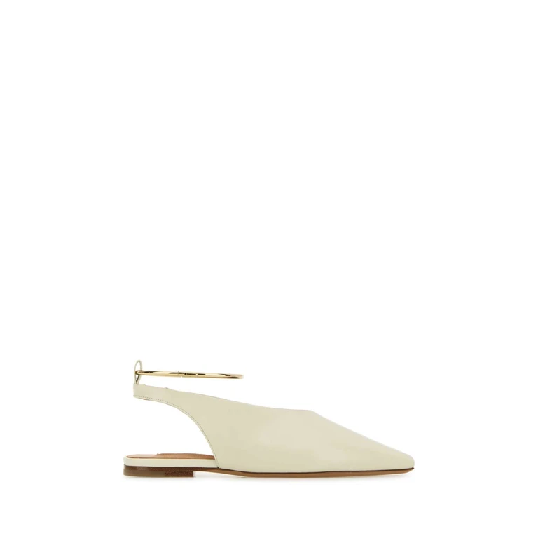 Jil Sander J15wx0018p7588 276 Bone Scarpe Con Tacco