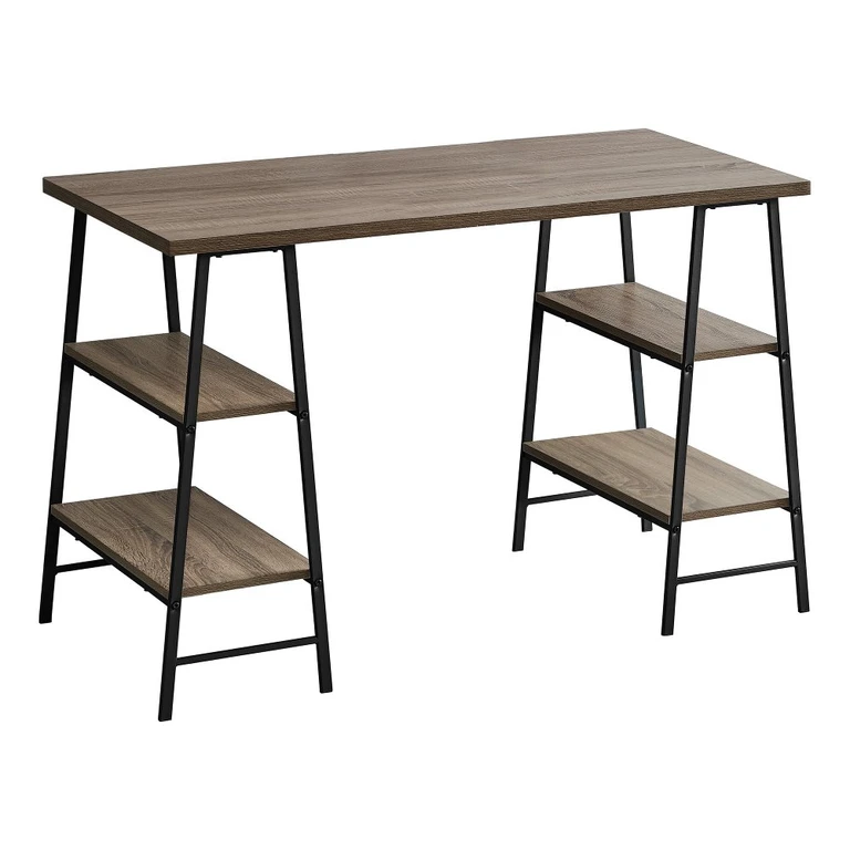 Industrial Brown and Black Computer Desk