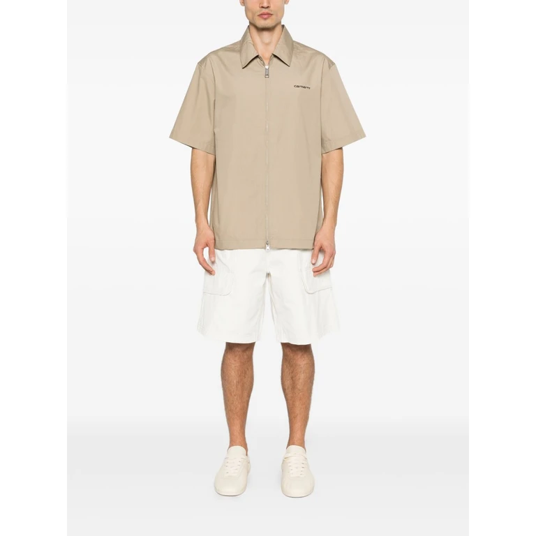 Carhartt Wip Main Shirts Beige Polyester - Men