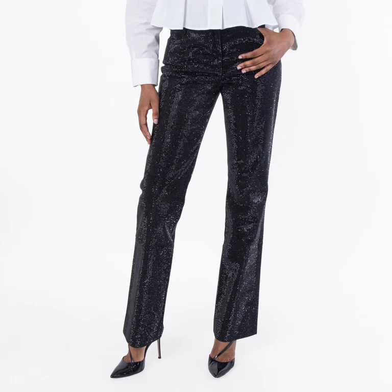 Ferragamo Crystal Embellished Trousers