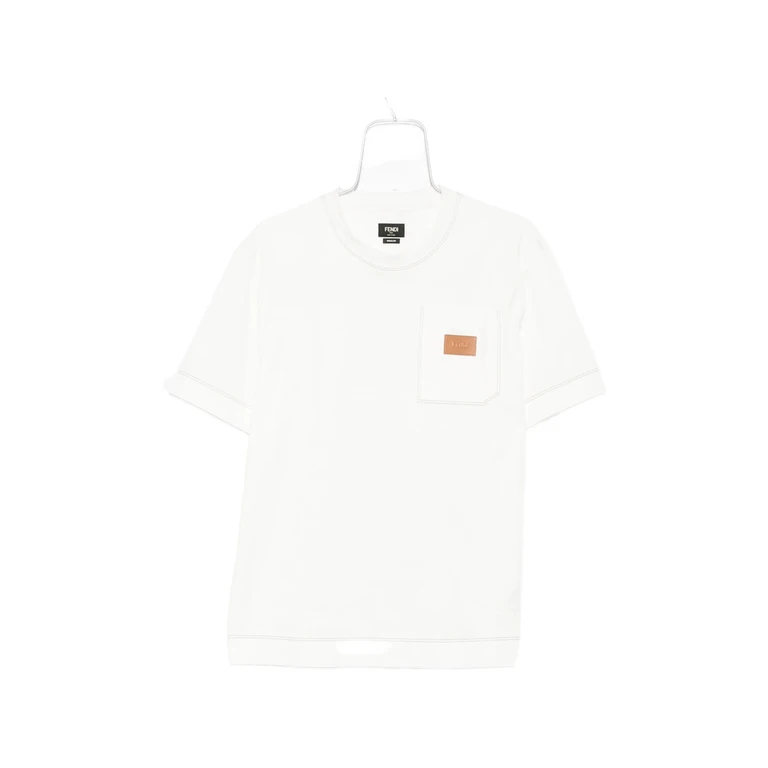 Fendi Logo-patch T-shirt