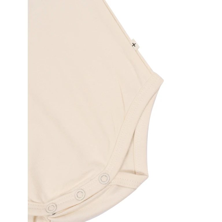 One More In The Family Collar Body Beige Organic Cotton Elastane Suit - Kids
