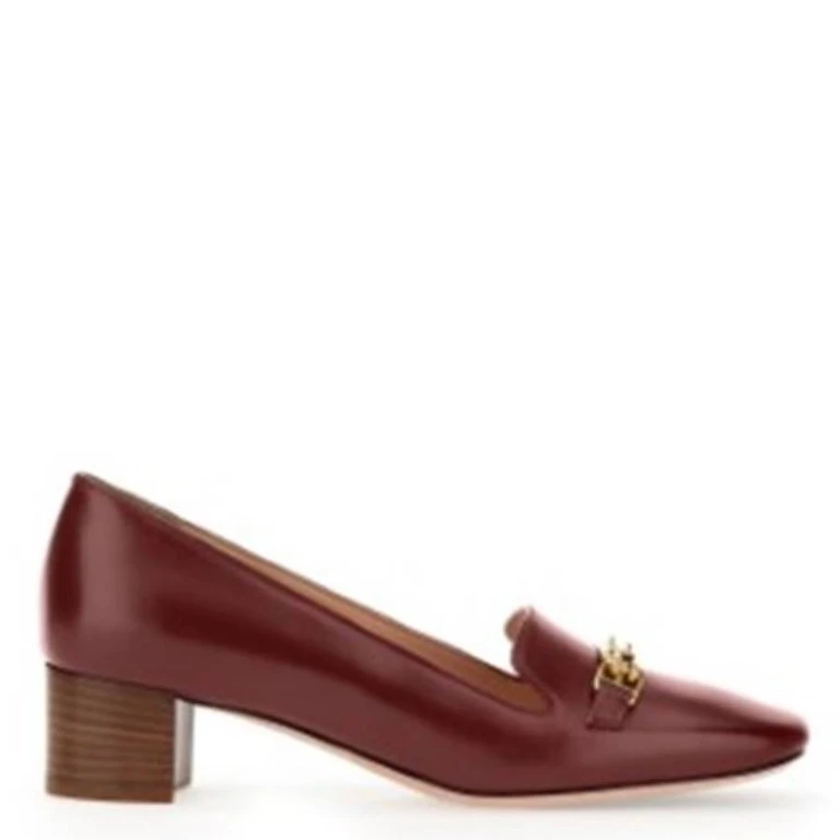 Bally Dielle 45 Leather Pumps, Brand Size 35 ( US Size 4.5 )