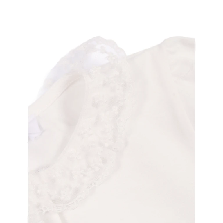 Tartine & Chocolat Body White Cotton Elastane Collar Suit