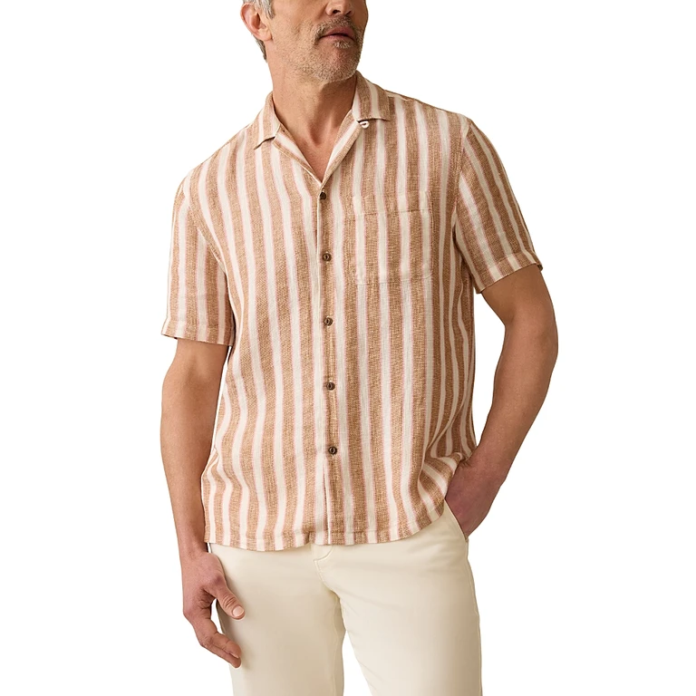 Faherty Palma Printed Camp Shirt