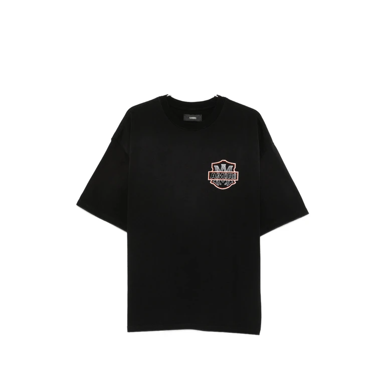 Amiri Crystal-embellished Logo-print T-shirt