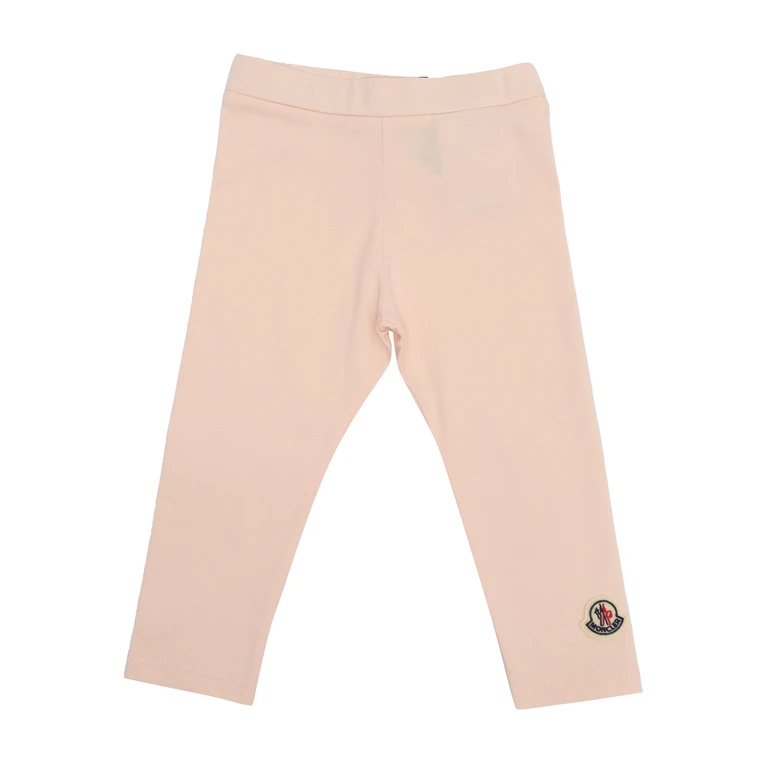 Moncler Baby LEGGINGS Pink Elastane Cotton