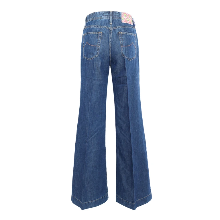 Jacob Cohen Blue Flared Jeans