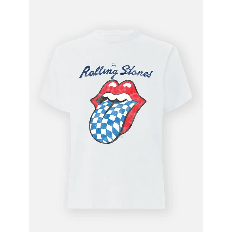 Mc2 Saint Barth Vintage Cotton T-Shirt Jack With Rolling Stones Print Special Edition __single__ - Men