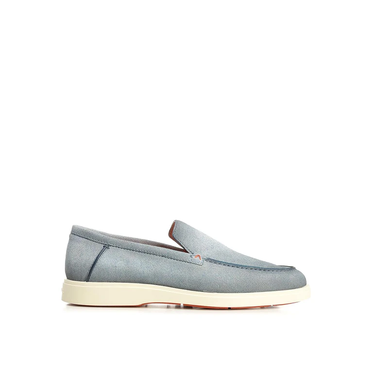 Santoni Mocassins - Bleu Clair
