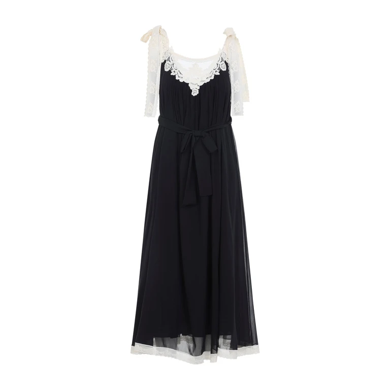 Zimmermann Roselight Slip Maxi Dress Black Cotton - Unisex