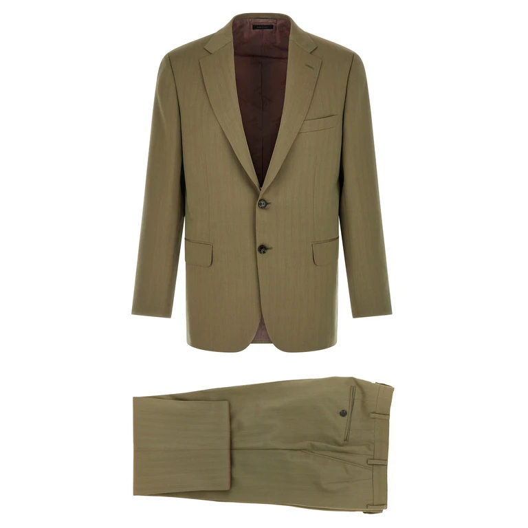 Brioni Bicolor Wool Two-Piece Suit - Men