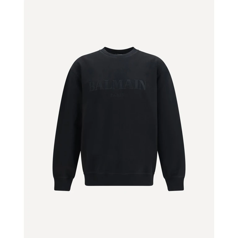 BALMAIN Vintage embroidered logo Sweatshirt Male L