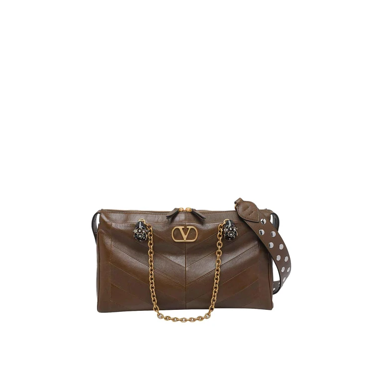 Valentino Garavani Sac Porté Épaule - Marron