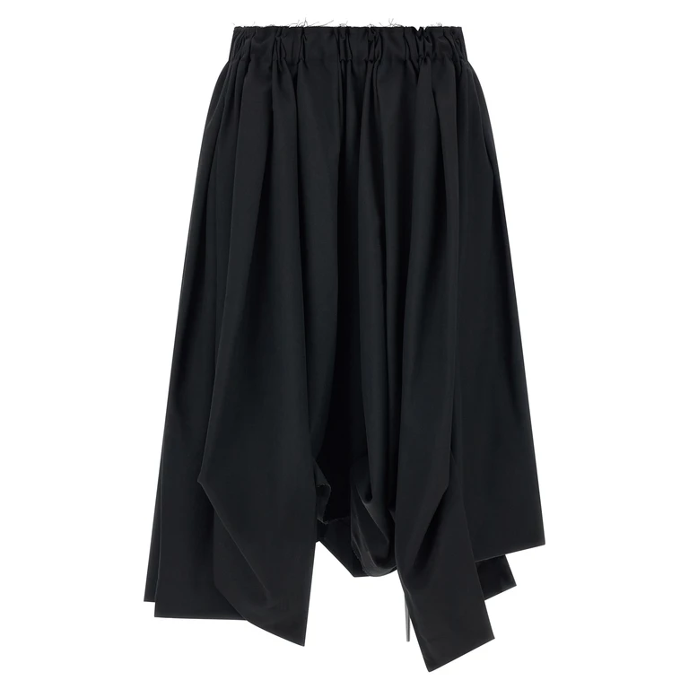 Comme des Garçons Black Wool Bermuda Shorts - Women
