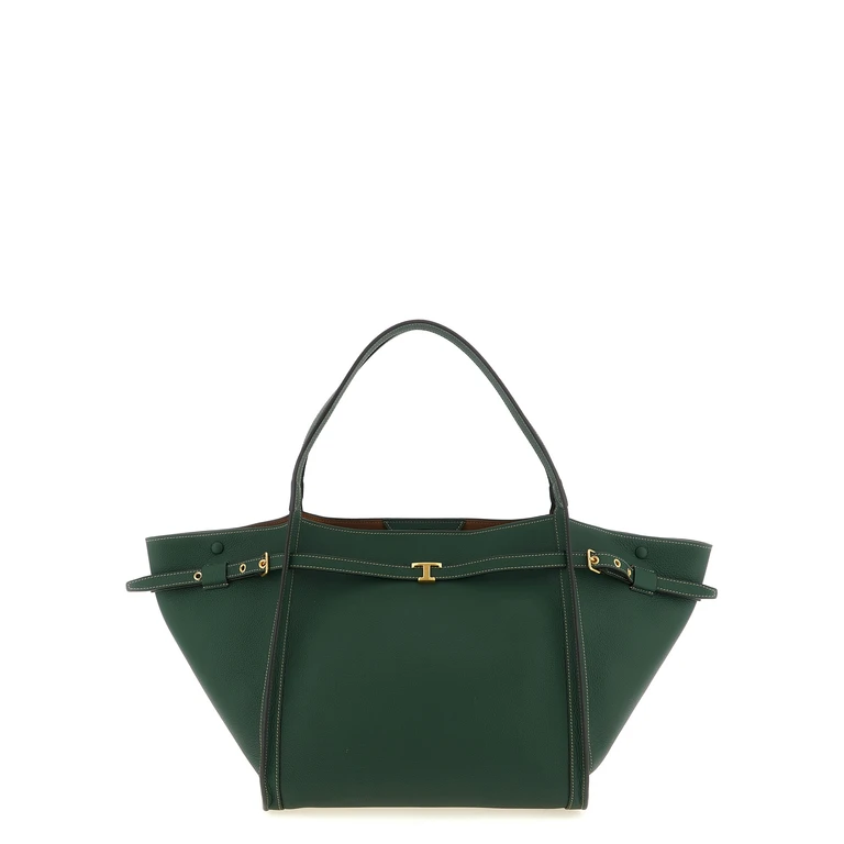 Tod's Bicolor Calfskin Tote Bag - Women
