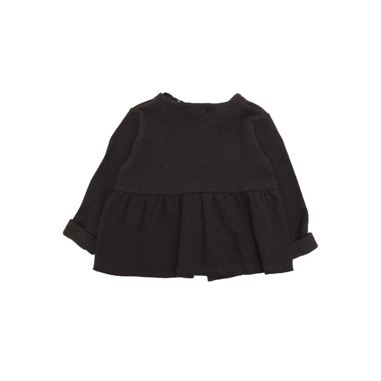 One More In The Family Girly Jacket Grey