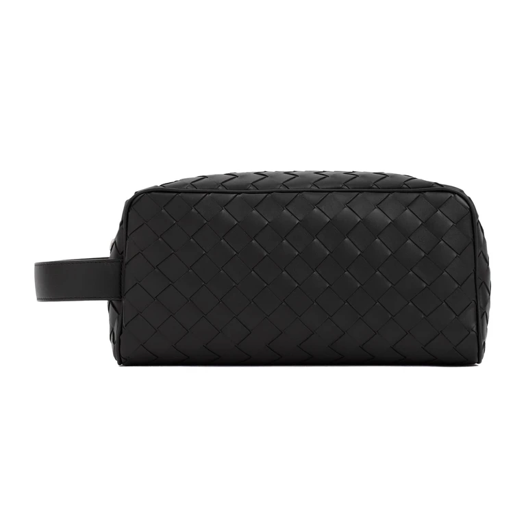 Bottega Veneta Intrecciato Travel Pouch Leather - Unisex