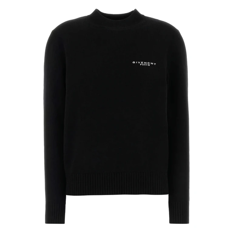 Givenchy Small Crew Neck Sweater Black Maglia - Women