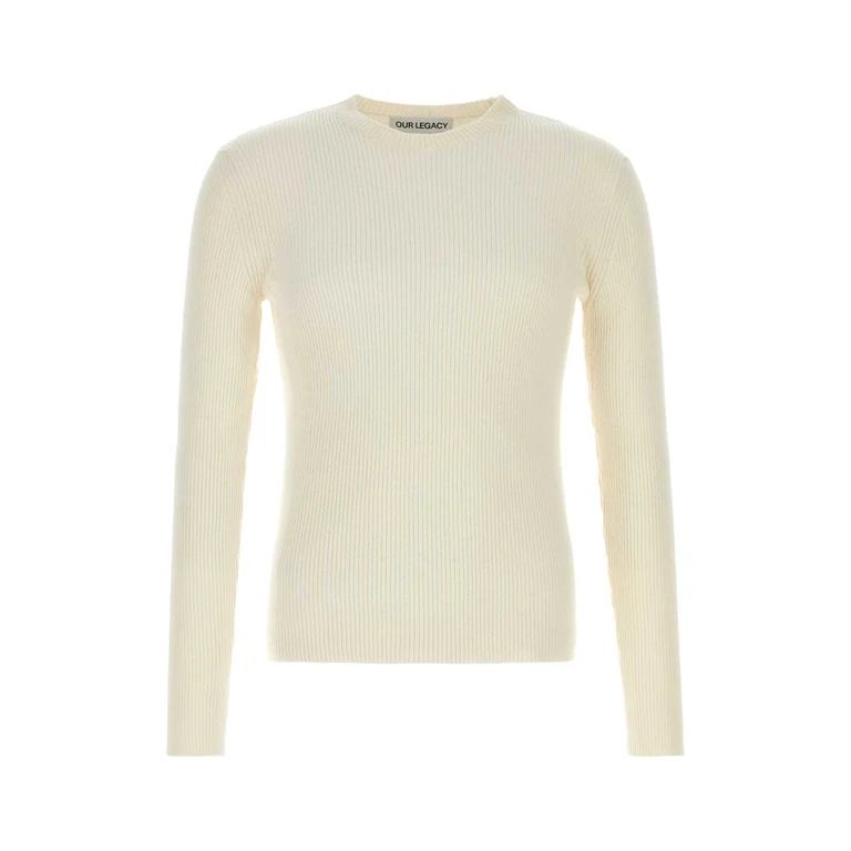 Our Legacy Neutral White Refined Silk Exterior: Maglieria