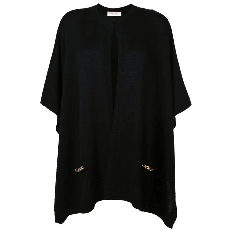 Valentino Garavani Chain-Link Cashmere Cape