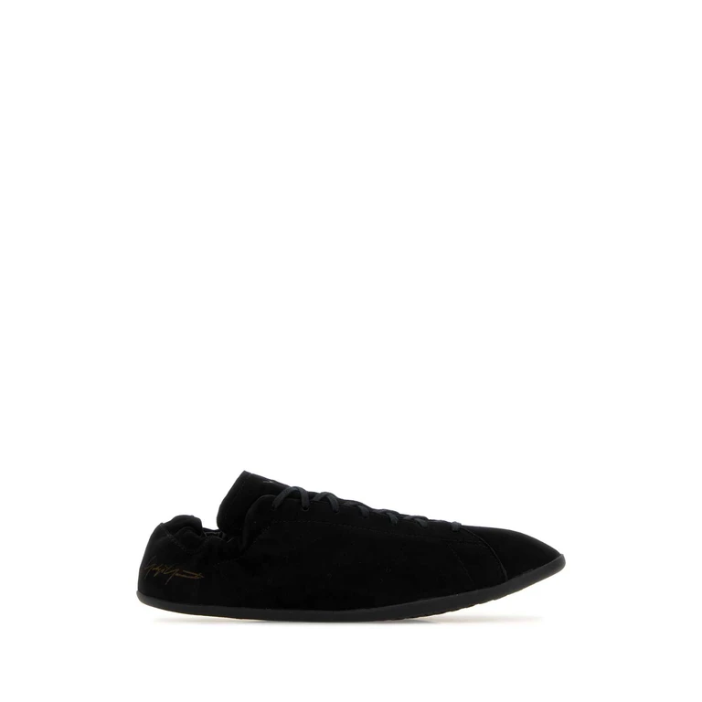 Y3 Yamamoto Black Suede Stan Smith Sneakers Blackblackowhite - Unisex
