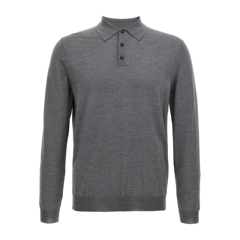 Zanone Virgin Wool Polo Shirt