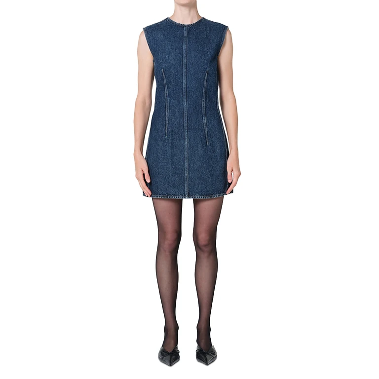 Agolde Barton Denim Mini Dress