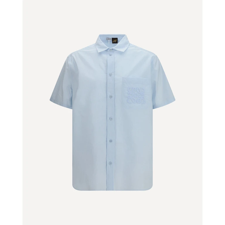 LOEWE Short-sleeve cotton blend Shirt Male 39
