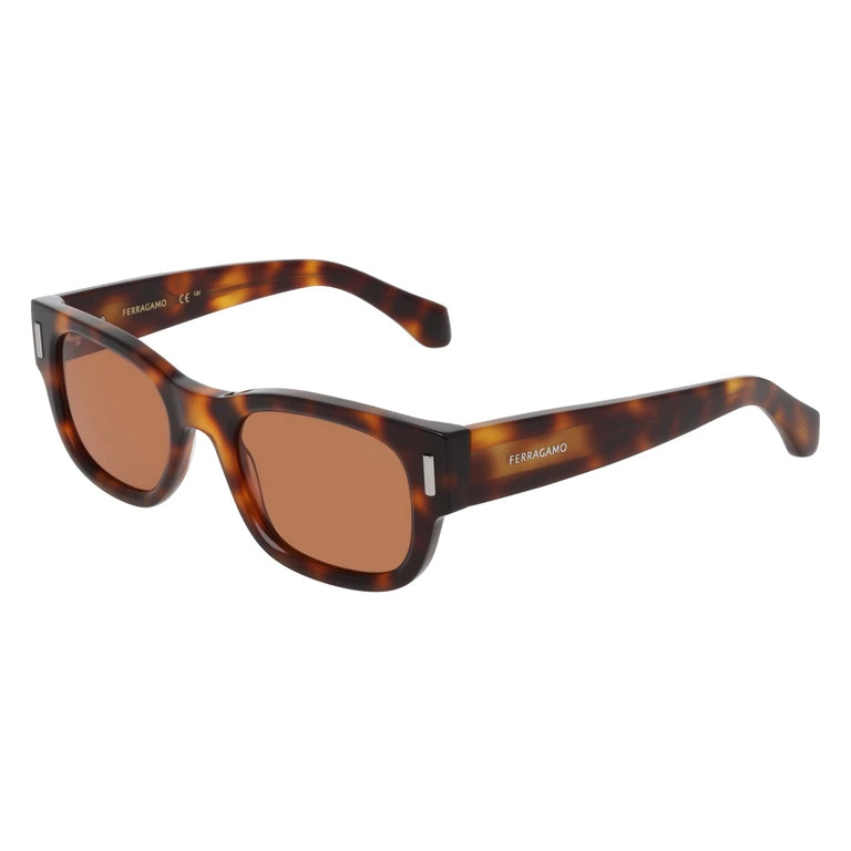 Ferragamo Brown Square Mens Sunglasses SF2064SE 240 51