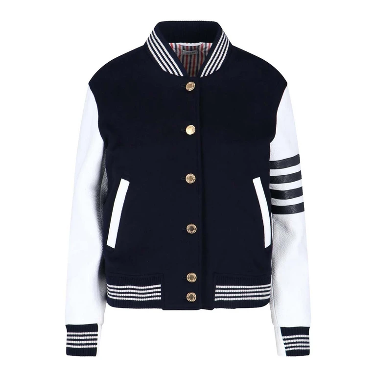 Thom Browne Bomber - Bleu